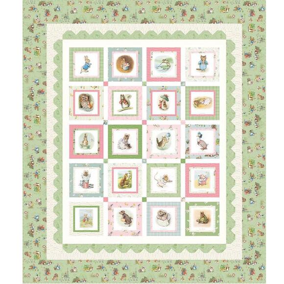 Riley Blake Designs The Peter Rabbit™ and Friends Panel Quilt Boxed Kit -NEW